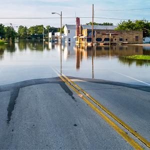 Image of flooded street